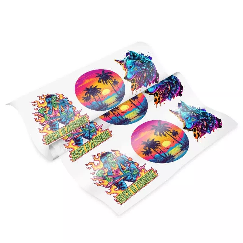 Custom DTF Transfer Sheets - Vibrant & Durable Designs