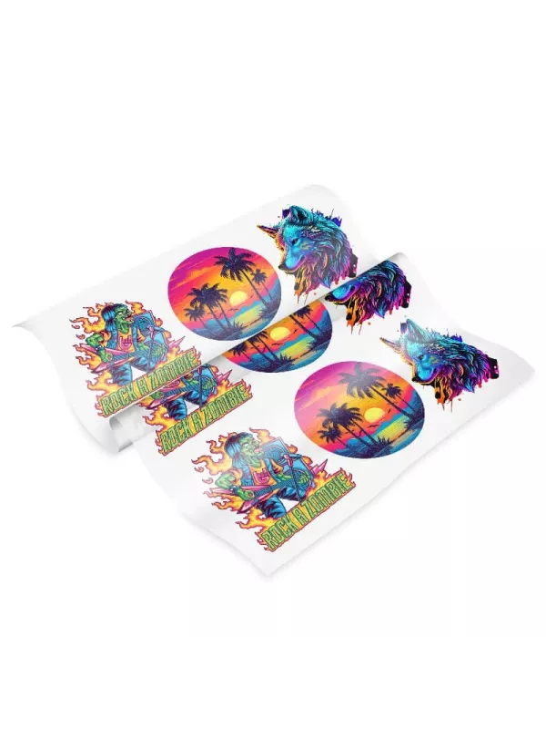 Custom DTF Transfer Sheets - Vibrant & Durable Designs